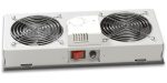   Ventilátor egység termosztáttal (kettes) SAFEbox rack szériához RAL7035 szürke